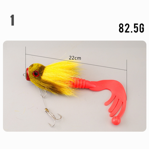 Isca de pesca para ratos, anzóis de mosca, isca de água doce e salgada 2