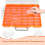 48 Grids Large Plastic Organizer Box with Adjustable Dividers, 5