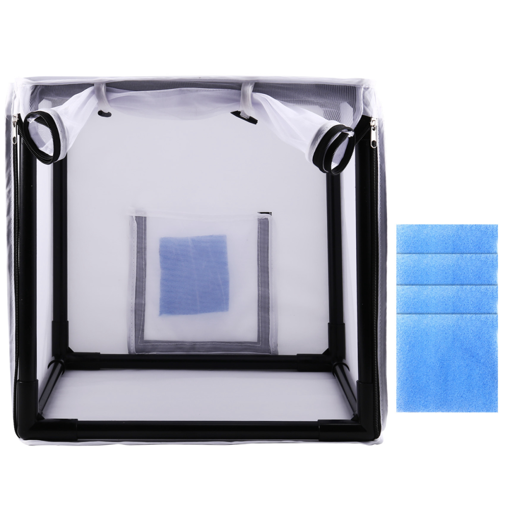 Airbrush Paint Sprays Booth,with Filter & Curtain 15 Inch Portable