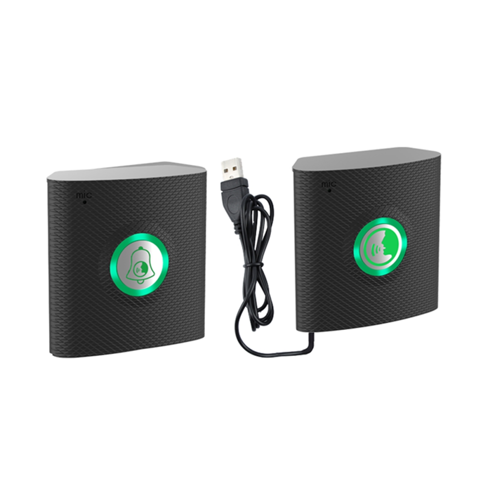 Wireless Long Distance Voice Intercom Full Duplex Door Phone Black 4851112358031