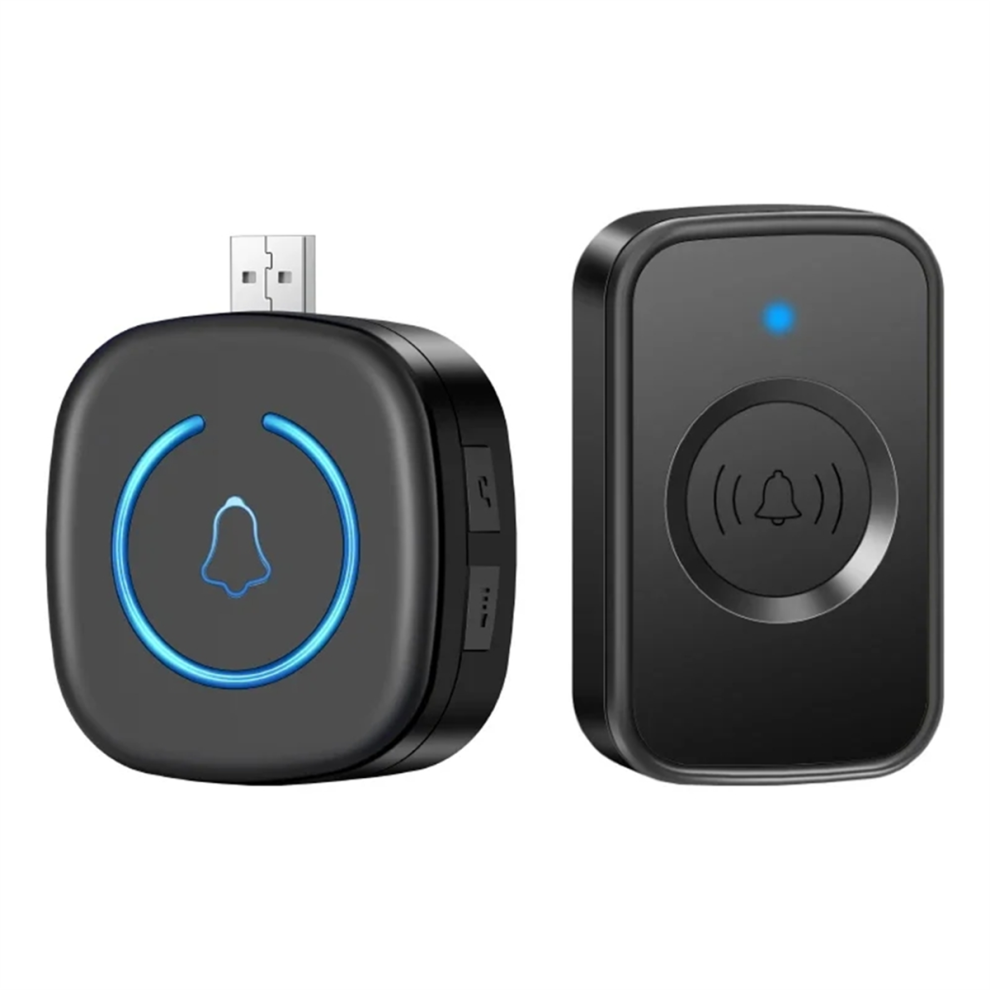 Smart Home Usb Wireless Doorbell Waterproof 60 Ringtones 5 Volume,A 4851112358093