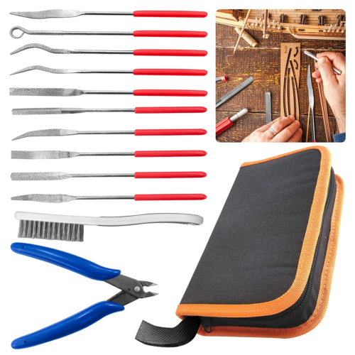 Mini diamantvijl diverse set precisiegereedschappen