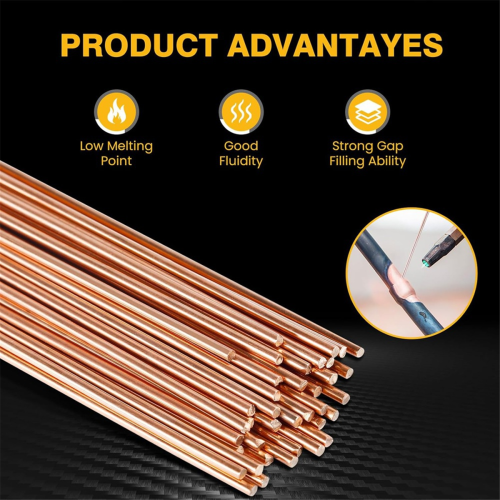 40 Pcs Copper Brazing Rods for HVAC Refrigeration 2