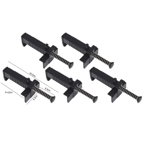 Brick Leveling Line Runner Puller Tools Black 5PCS 1