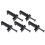 Brick Leveling Line Runner Puller Tools Black 5PCS 1