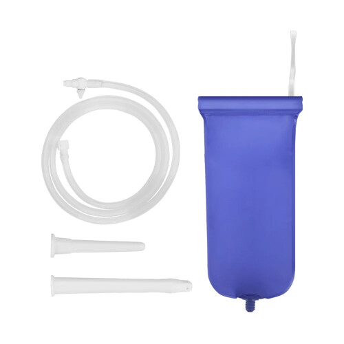 Kit per clistere pieghevole da 2 litri riutilizzabile