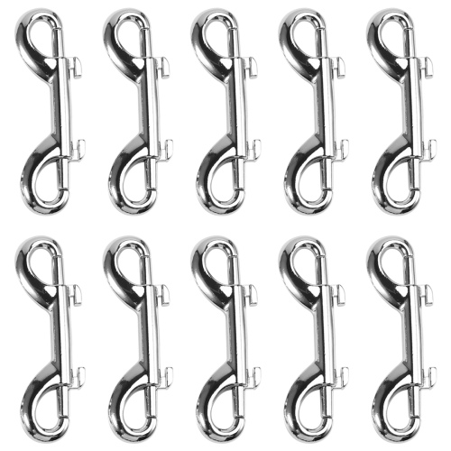 10pcs 88mm Scuba Diving Double End Bolt Snap Hook Clips 1