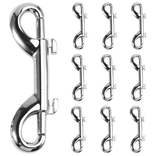 10pcs 88mm Scuba Diving Double End Bolt Snap Hook Clips