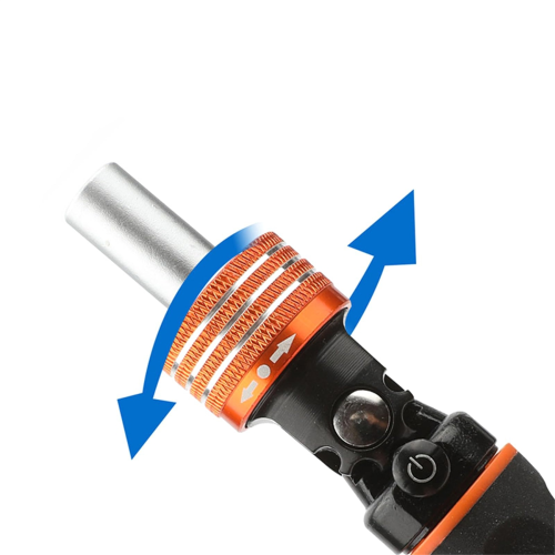 Magnetic Ratchet Screwdriver Set - , Slotted, Square, Hex Bits 2