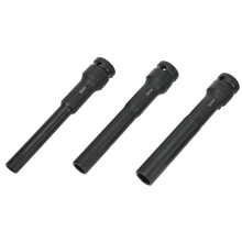 3 stuks 1/2-aandrijving zeskantige slagmoersleutel 8/10/12 mm adapter