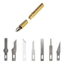 Substituição de faca de bisturi, lâminas artesanais, ferramentas manuais para reparo de PCB