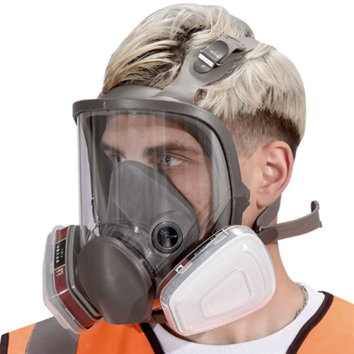Μάσκες Survival Chemical με φίλτρο ενεργού άνθρακα για ολόκληρο το πρόσωπο, αναπνευστήρας 1