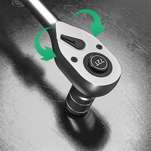 3/8In Retractable Ratchet Drive 72Tooth Socket Wrench Mechanical Tool 1