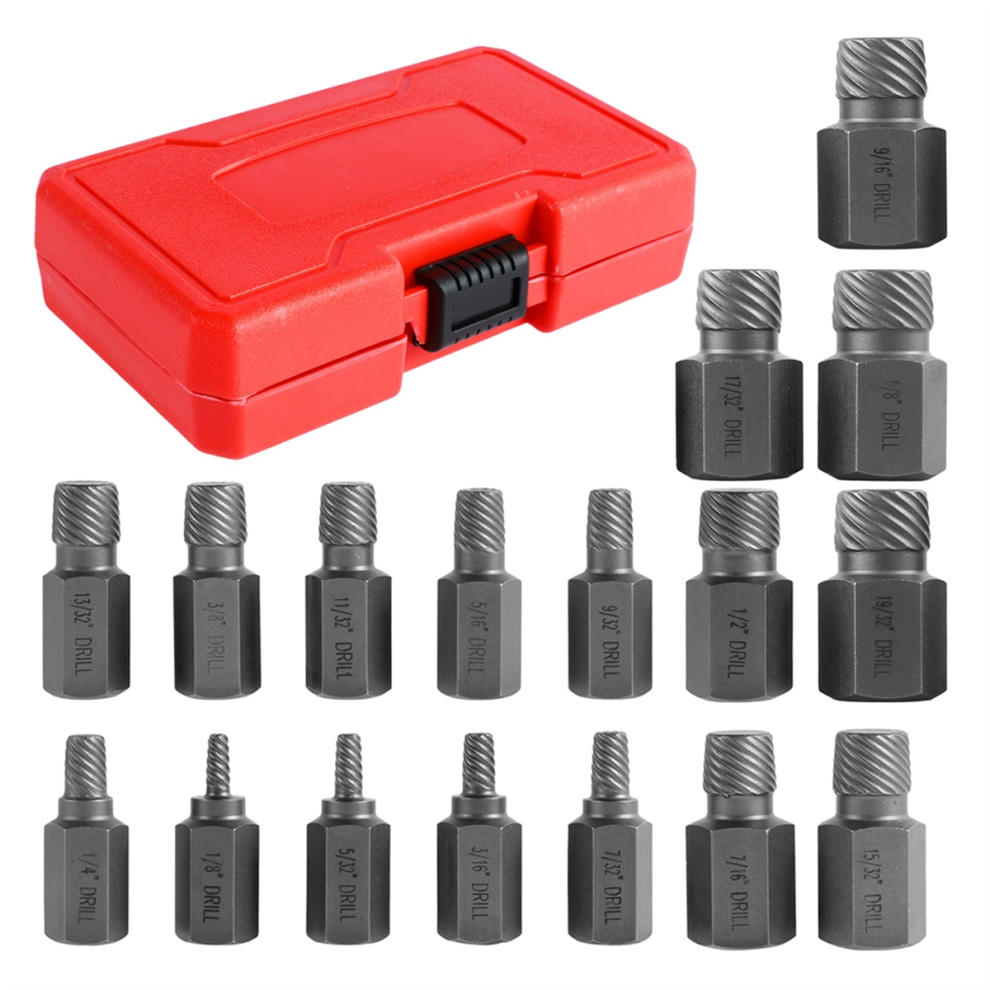 Effective Hex Screw Extractor Set 25 Piece Bolt Remover Kit 4851112363561
