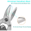 Aviation Tin Snips Straight Cut Snips 3
