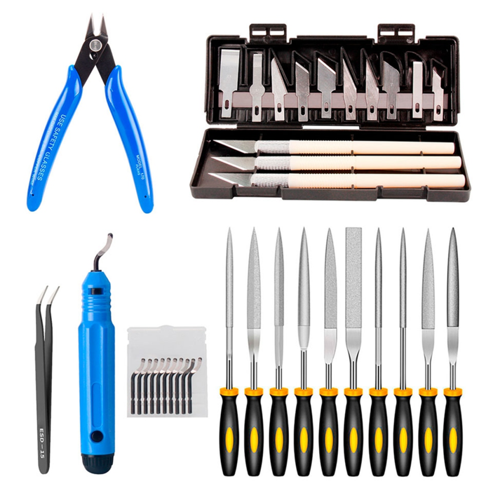 Deburring tool kit for 3D printer parts-image-OPC-PJYPG2M-NEW