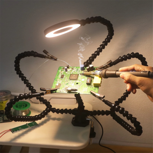 Βάση PCB σφιγκτήρα γραφείου, βοήθεια συγκόλλησης, τρίτος σταθμός συγκόλλησης 2