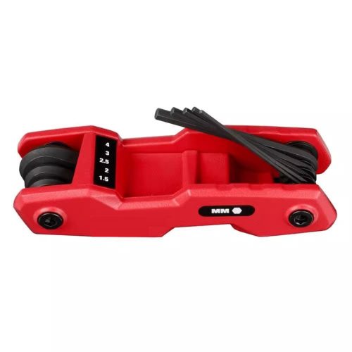 8-Key Metric Folding Hex Key Set Power Tool Accessories