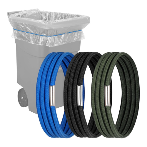 Lot de 6 élastiques pour poubelles de 1 gallon, pour grands sacs 1