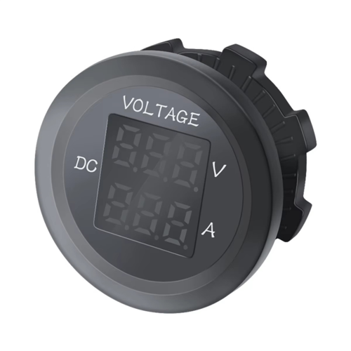 12-24V vodotesný LED panelový voltmeter a ampérmeter tester B 1
