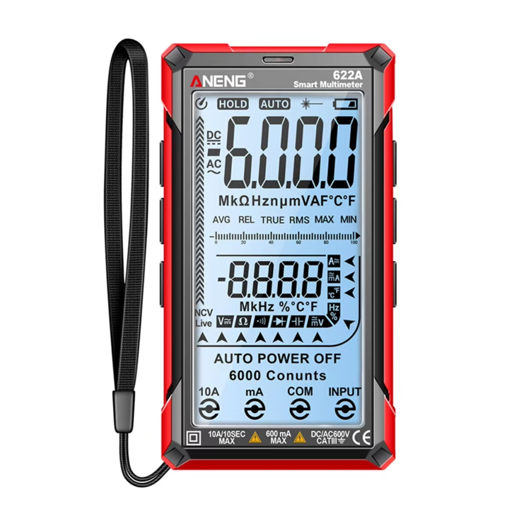 622A Digital Smart Multimeter With Auto Range True Rms 4851112369952