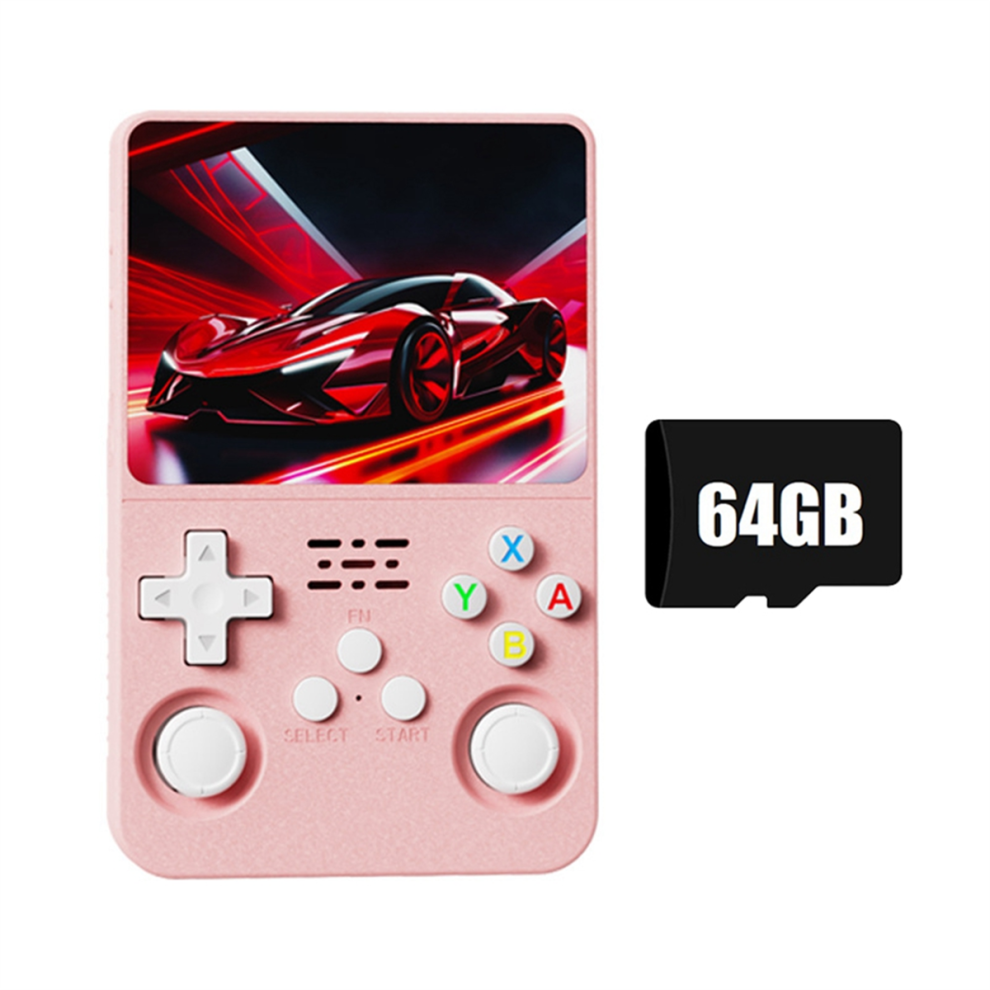 K36s R36s Retro Game Console 64Gb 3.5 Inch Ips Screen Pink 4851112372457