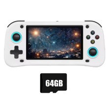 G28 Retro Handheld Video Game Console 64GB 4.3 Inch HD Screen White