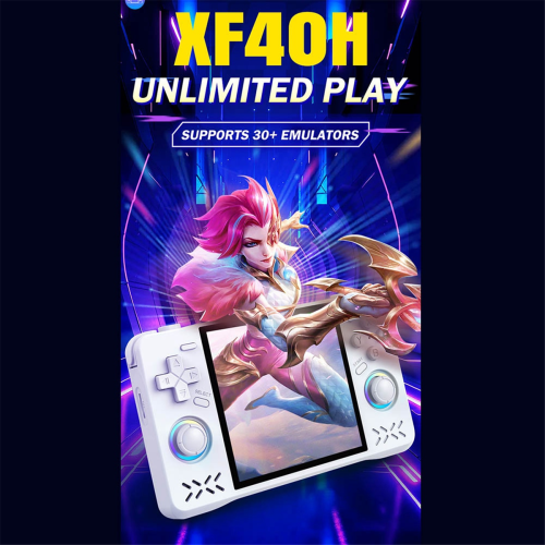 XF40H Retro Handheld Game Console 128G 4.0In IPS Screen Linux C 2