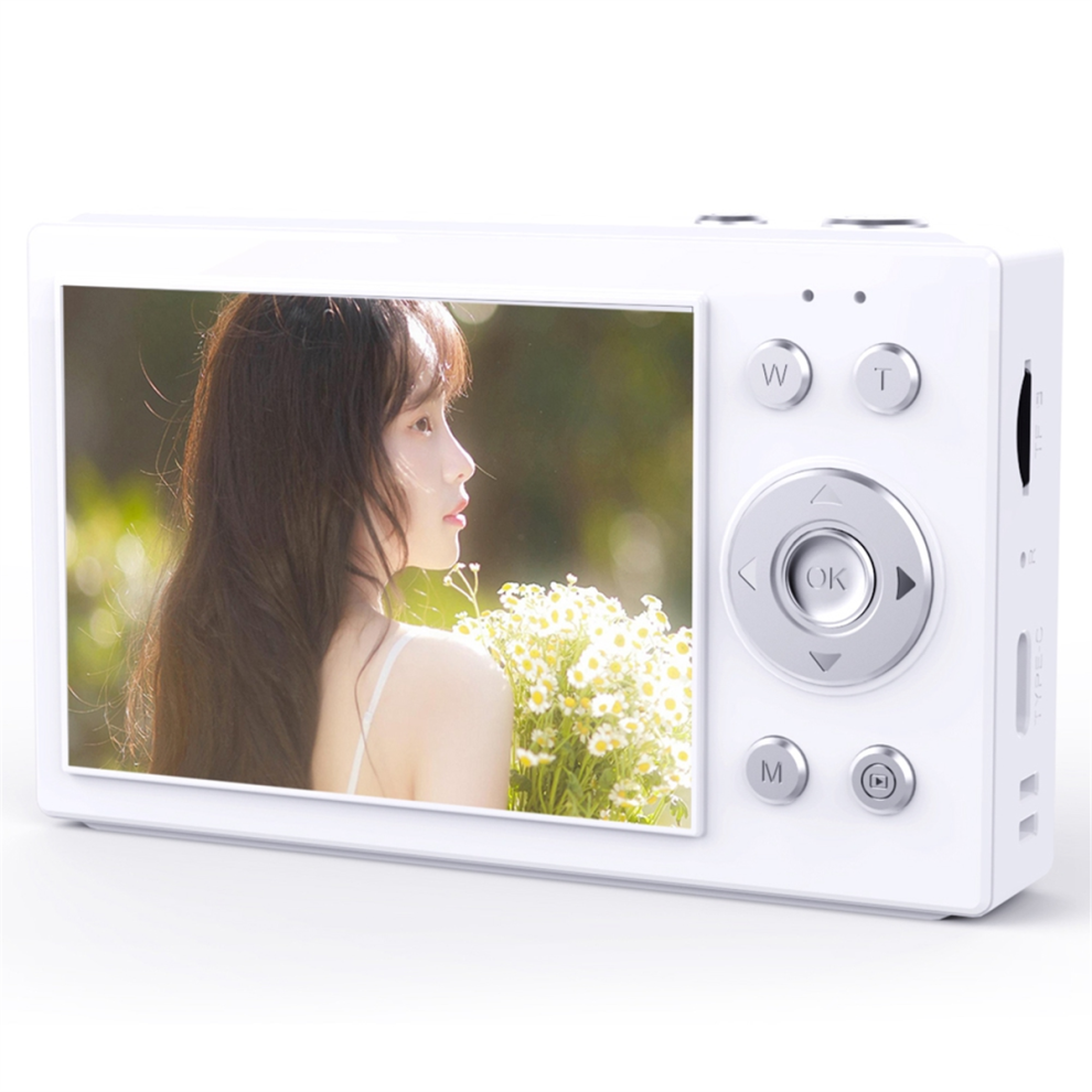 4K Ccd Digital Camera 64Mp 16X Digital Zoom With 2.8Inch Screen White 4851112374611