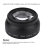 Objectif macro universel grand angle 52 mm 0,45X à conversion 3