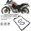 Motorcykel Motor Ventilkåpa Topplockspackning för 3