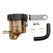 Motorfiets remvloeistof reservoir beker remvloeistof olie fles schijf