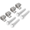 Uitlaatspruitstukboutset, flensbout U-moer hardwarekit 6036734AA 3