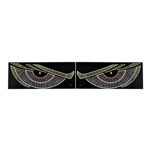 LED Δυναμικό Φως Devil Eye για Αυτοκίνητο, Φώτα Eye Παρμπρίζ Αυτοκινήτου, C
