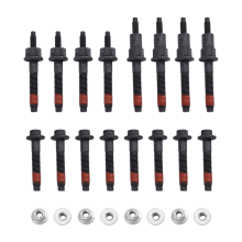 Kit de porcas e parafusos prisioneiros do coletor de escape 6505316AA para Ram 1500
