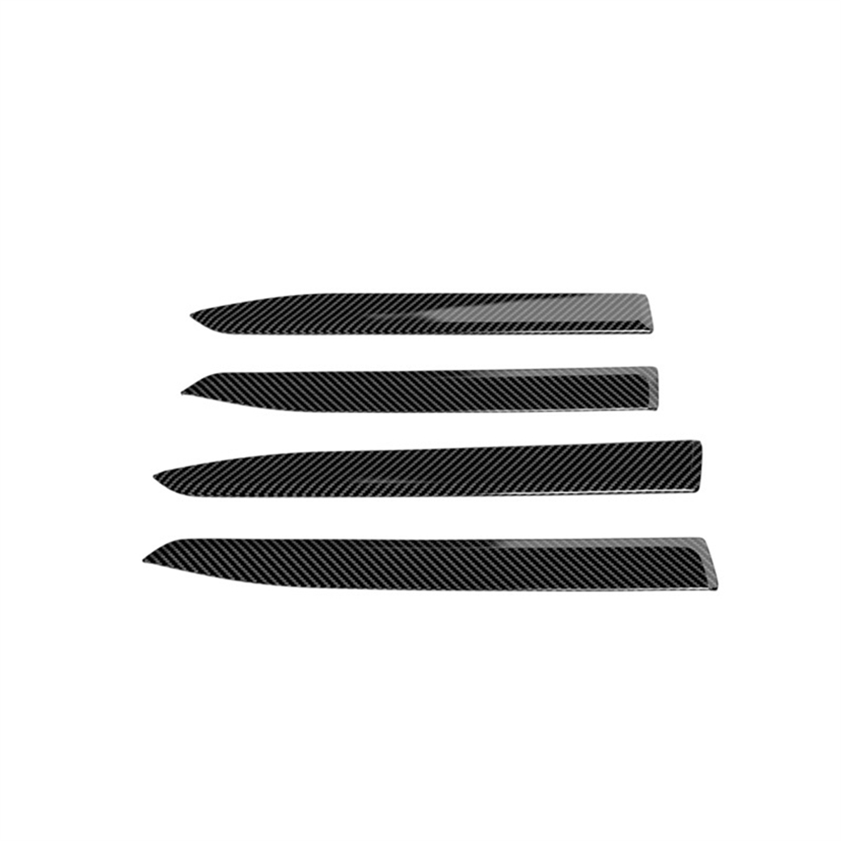 Cornici Per Pannelli Portiera In Fibra Di Carbonio Per Ford Focus MK4 2019-2021 – Set Da 4 Pezzi In ABS, Coprigraffi E Antigraffio, Facili Da Montare