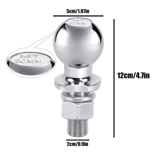 Κεφαλή μπίλιας ρυμούλκησης M22 50mm 3.5T, σύνδεσμος μπίλιας ρυμούλκησης 1