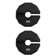2 stuks 1 kg fitness micro-platen halter fractionele gewichtsschijven