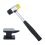 Horn Anvil Set Iron Anvil with Rubber Hammer Blacksmith Forge Kit 1