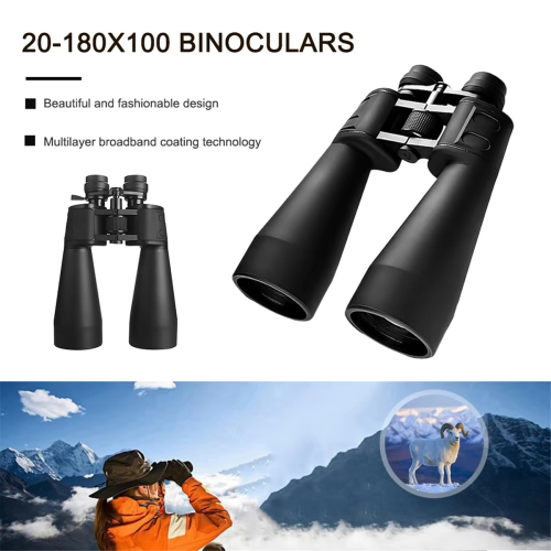 Ισχυρά κιάλια HD 20-180x100, ευρυγώνιο τηλεσκόπιο ζουμ 1