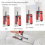 4 Pcs Tile Tools Stainless Steel Square Notched Trowel Set 2