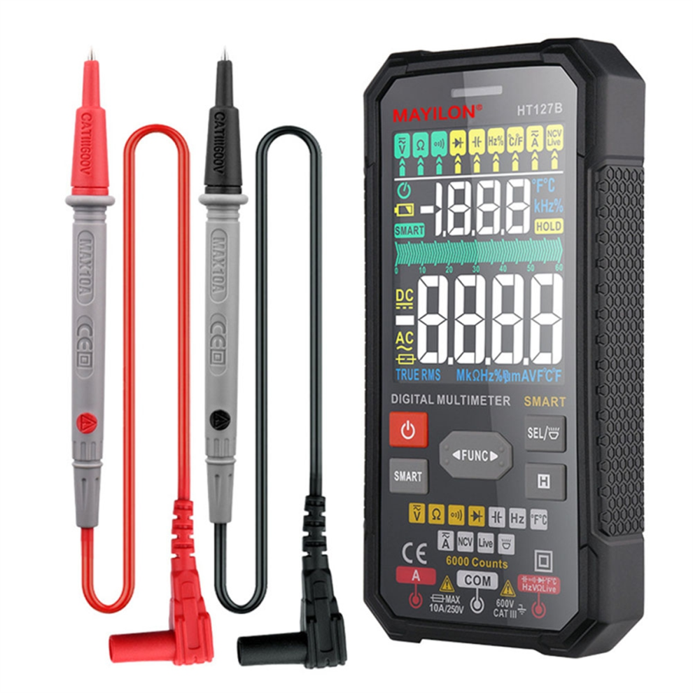 Ht127b Digital Multimeter 6000 Counts Universal Meter 4851112302713