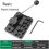 Metal Wire Bending Jig Set, Jewelry Spoon Ring Bender Tool 6
