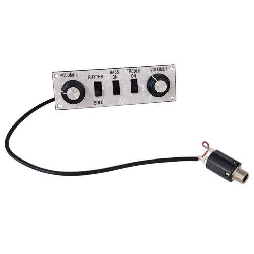 Wired Alloy Control Line Plate with Knobs Violin Bass Guitar 2