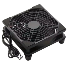 Wentylator routera 120 mm, wentylator chłodzący DIY, komputer PC, pudełko, telewizor, bezprzewodowy, cichy