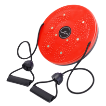 Disco de torção de cintura, prancha de equilíbrio fitness, treinador de perda de peso, vermelho
