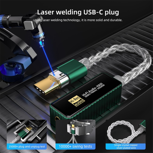 Ενισχυτής ακουστικών USB C σε 3.5mm αρσενικό σε θηλυκό 1
