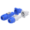 10pcs Powercon Connector Input and Output Set White 2