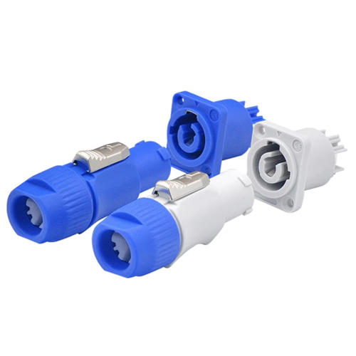 10pcs Powercon Connector Input and Output Set White 1