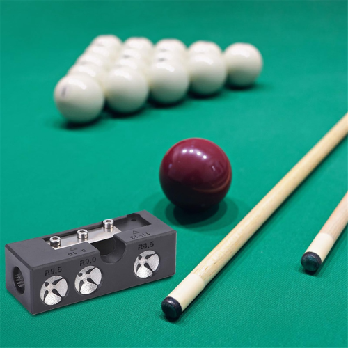Multifunktionales Billardqueue-Spitzen-Reparaturwerkzeug, Snooker-Pool-Queue-Former 2